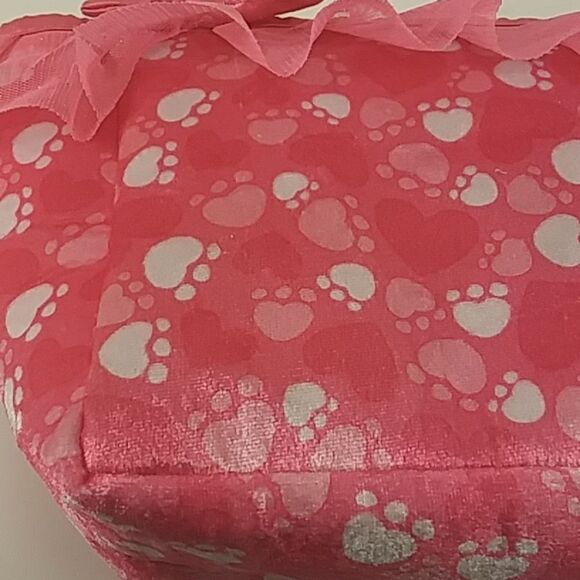 Build A Bear Bag Tote Purse Pet Carrier Promise Pets Pink Paws Velour Sa… - Picture 9 of 15